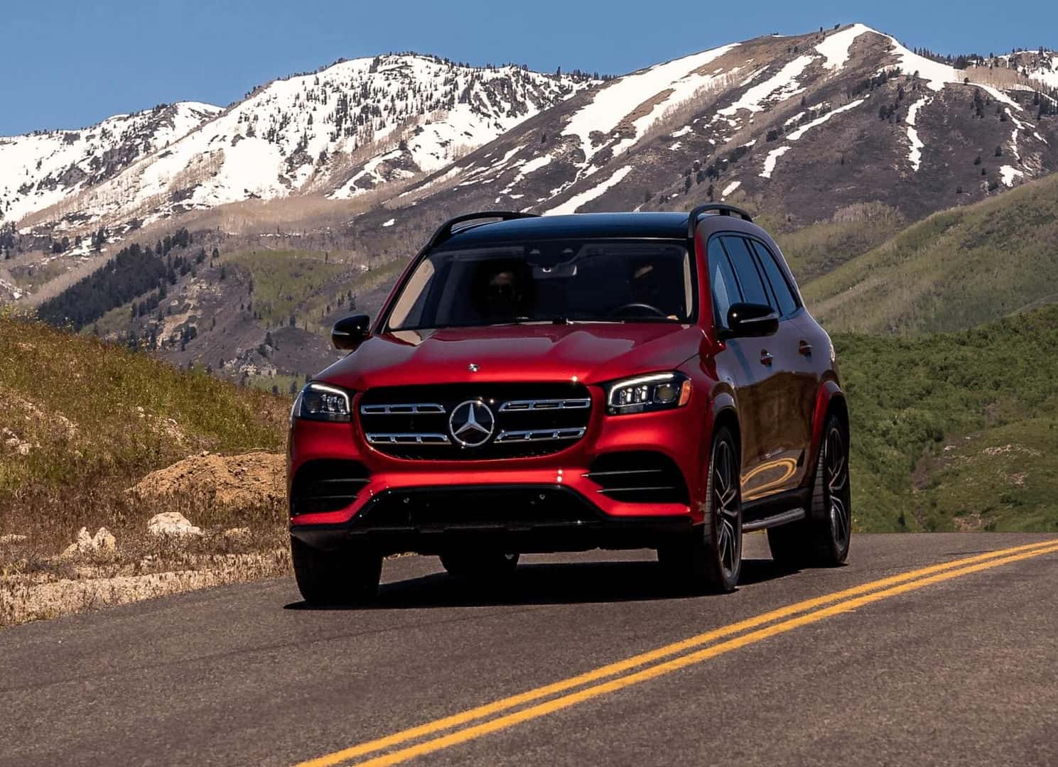CPO Mercedes Benz GLS Red
