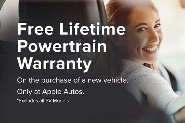 Free Lifetime Powertrain Warranty 