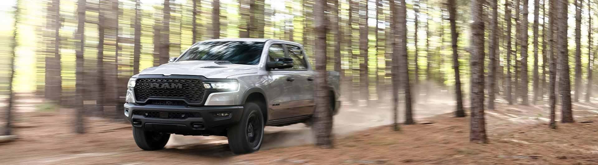 Ram 1500 in the trees