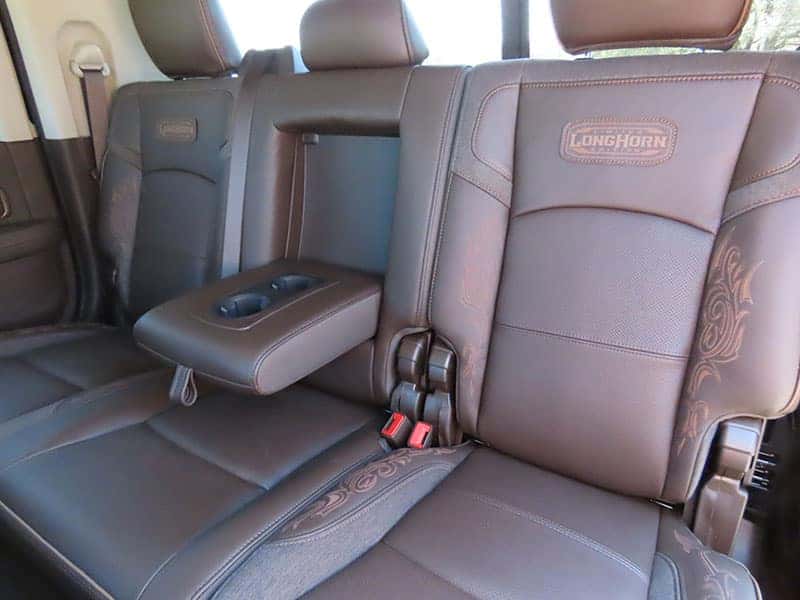 The 2025 RAM 2500 Longhorn interior at Benny Boyd in Lampasas, TX