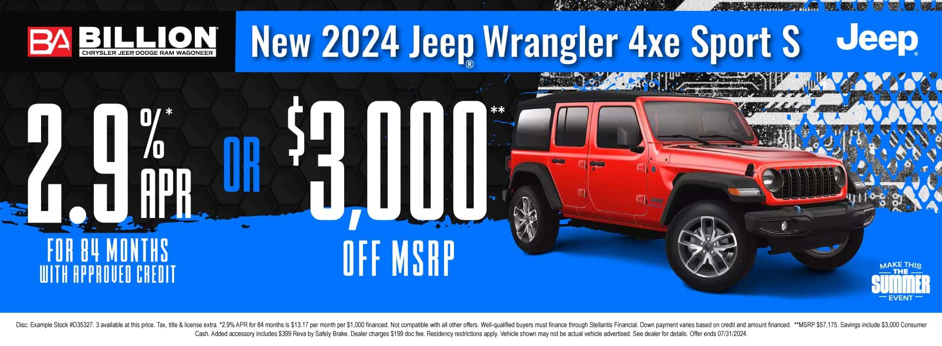 Billion Jeep Sioux Falls