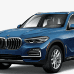 Blue BMW X5