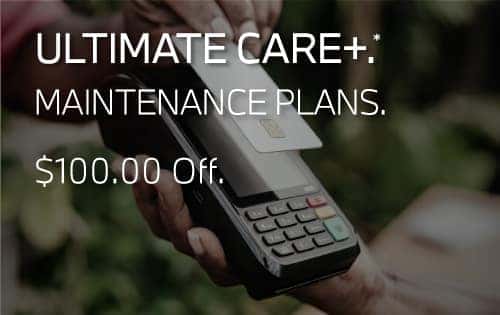 Ultimate Care + = Maintenance Plans - $100.00 Off.