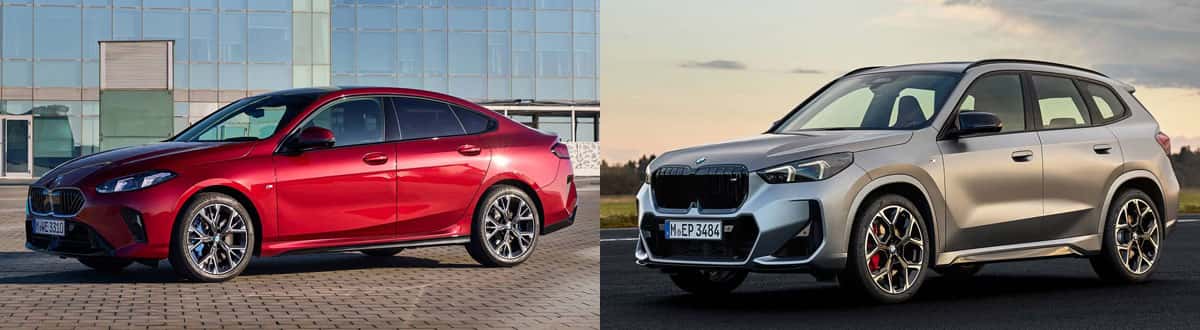 2026 BMW 2 Series Gran Coupe and 2026 BMW X1