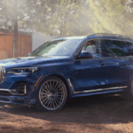 A 2020 BMW X7 parked in a driveway