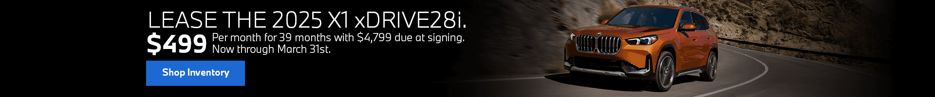 Lease the 2025 X1 for 39 Months