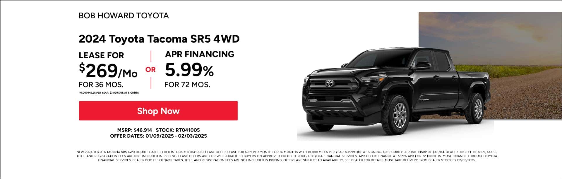 Manager Specials | Bob Howard Toyota