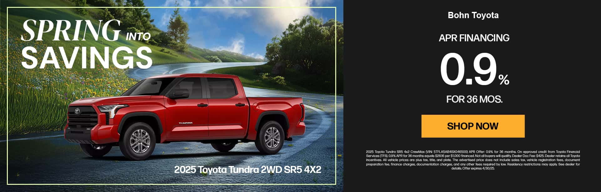 Apr_25_WebBanner_1920x614_Toyota-2025-Toyota-Tundra-2WD-SR5-4X21920x614