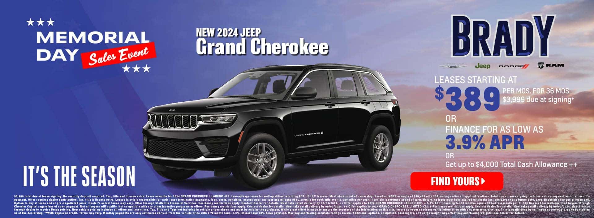 Brady Chrysler Dodge Jeep Ram New & Used Bessemer Car Dealer