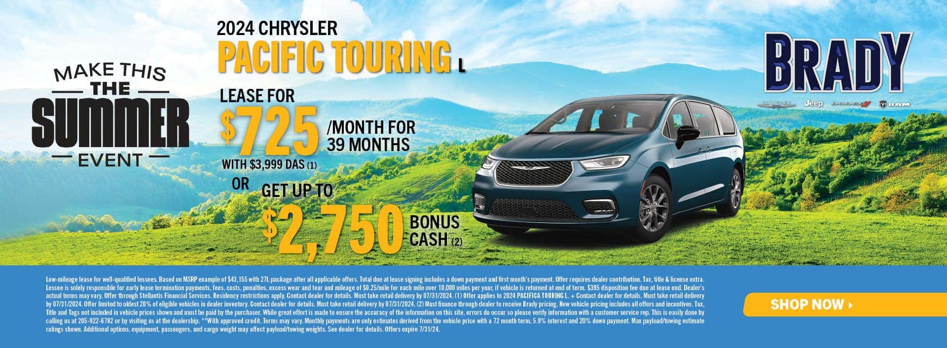 Brady Chrysler Dodge Jeep Ram New & Used Bessemer Car Dealer