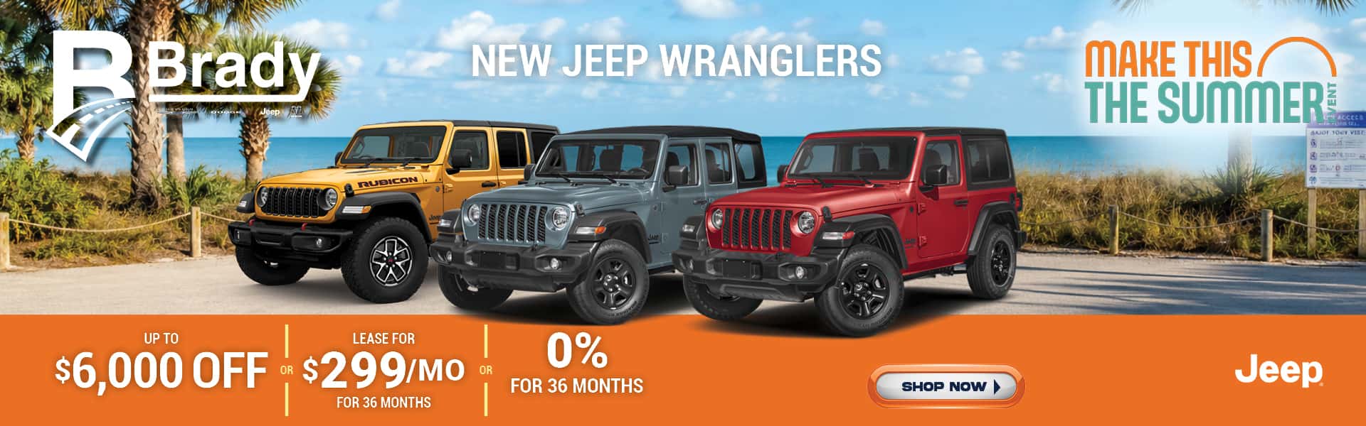 Summer Event - New Jeep Wranglers