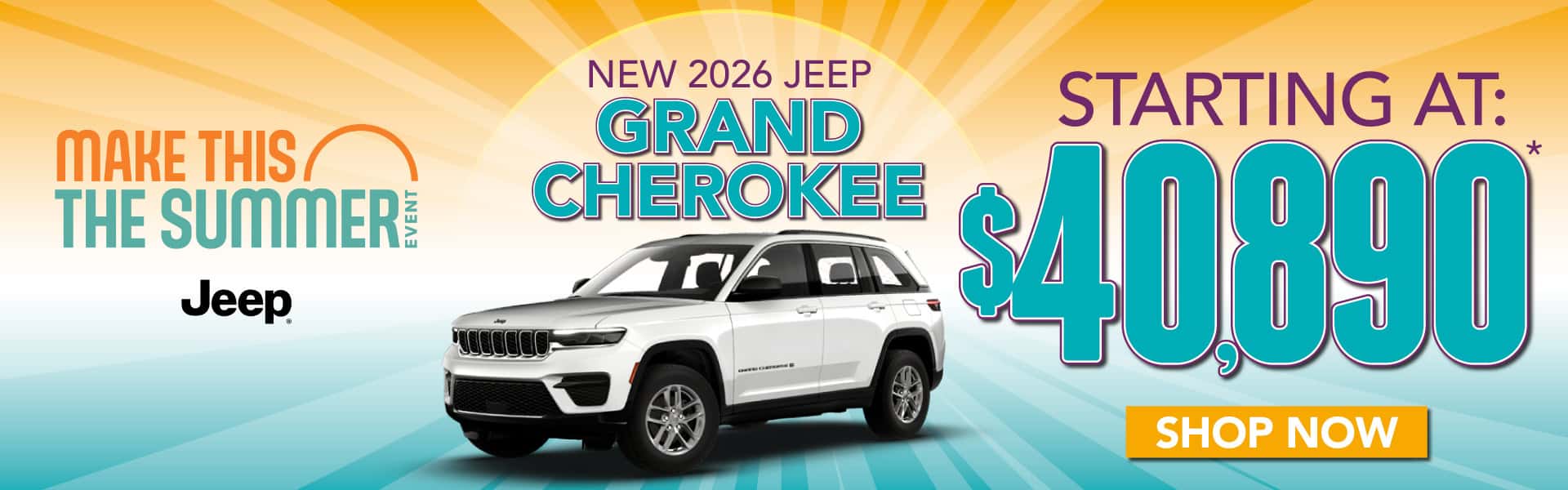 New 2026 Jeep Grand Cherokee Starting at $40,890*
