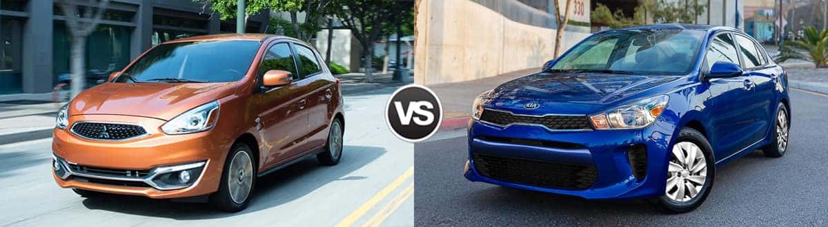 2019 Mitsubishi Mirage vs 2019 Kia Rio