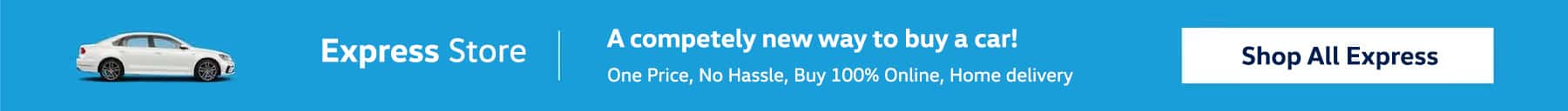 A completely new way to buy a car! One price, no hassle, buy 100% online, home delivery.