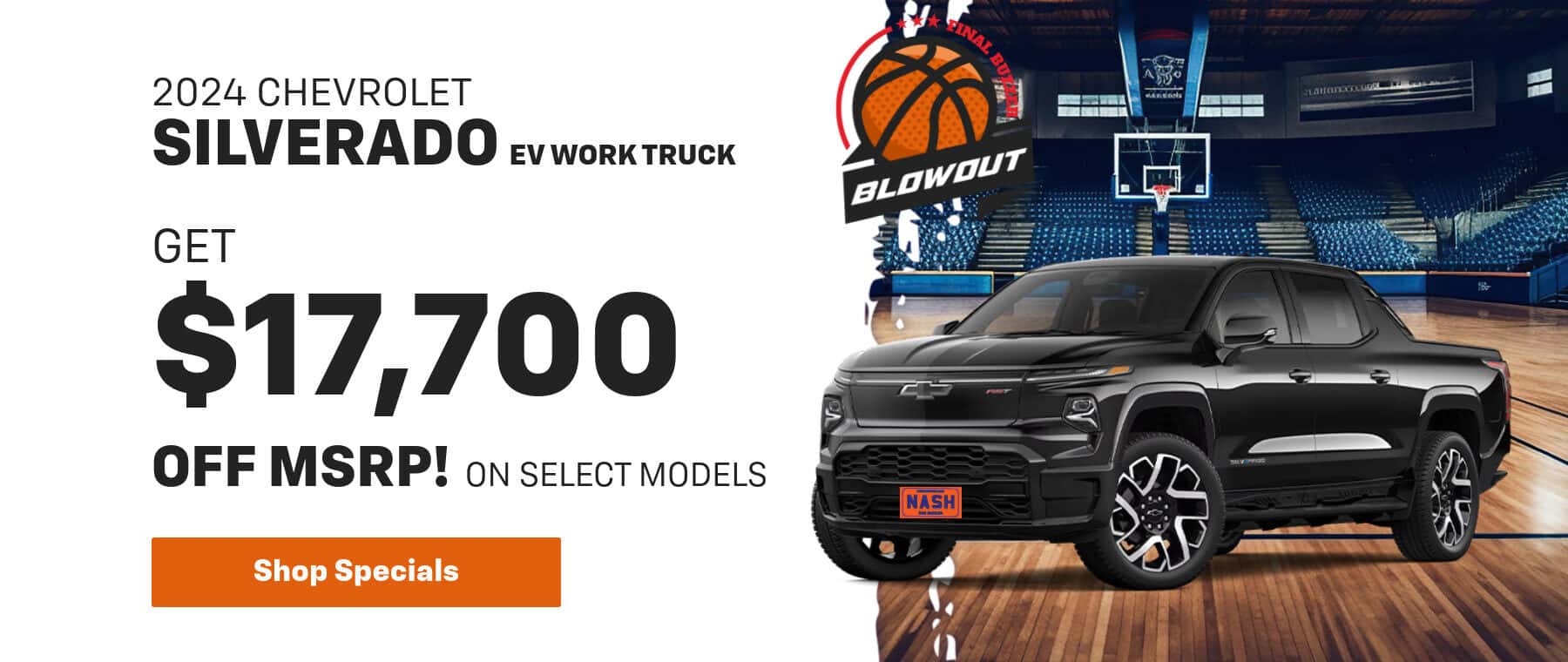 March 2024 Silverado EV Work Truck Special