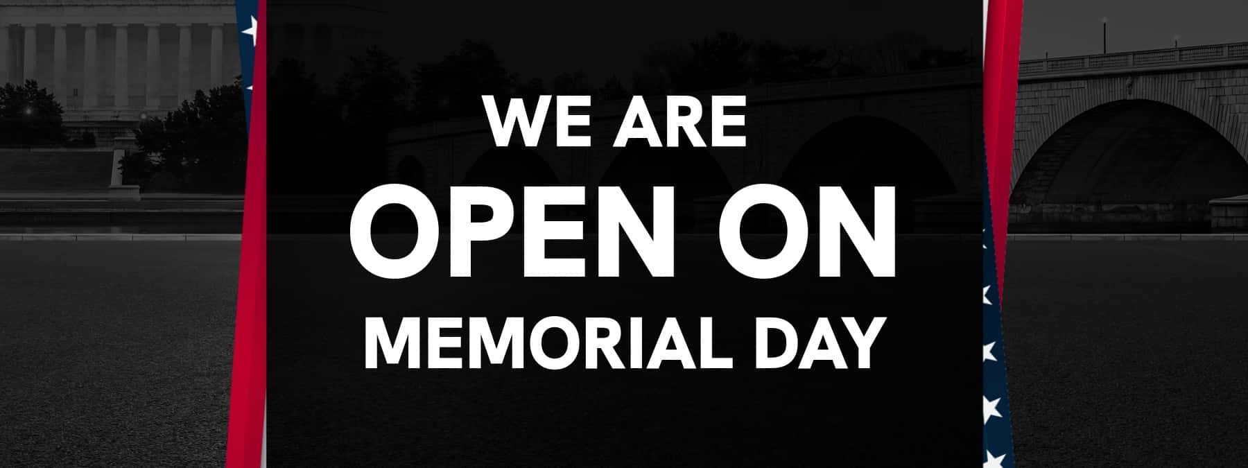 Memorial Day Hours
