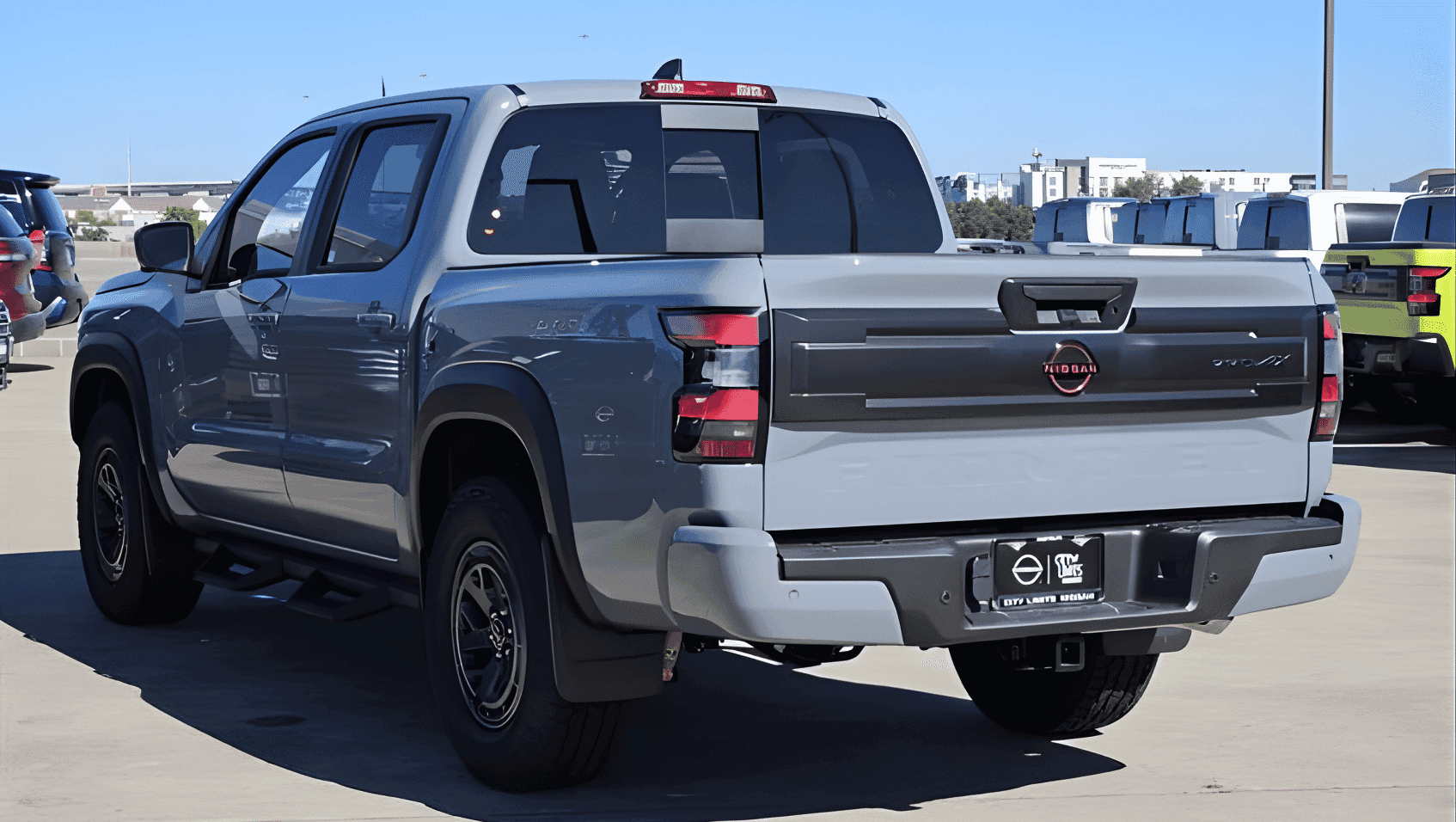 Back view of 2026 Nissan Frontier