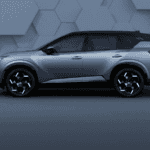 Side view of the upcoming 2027 Nissan Rogue Hybrid coming soon to City Limits Nissan in Austin, TX