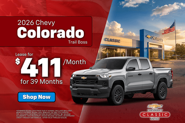 2026 Chevy Colorado Trail Boss Lease