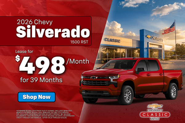 2026 Chevy Silverado 1500 RST Lease