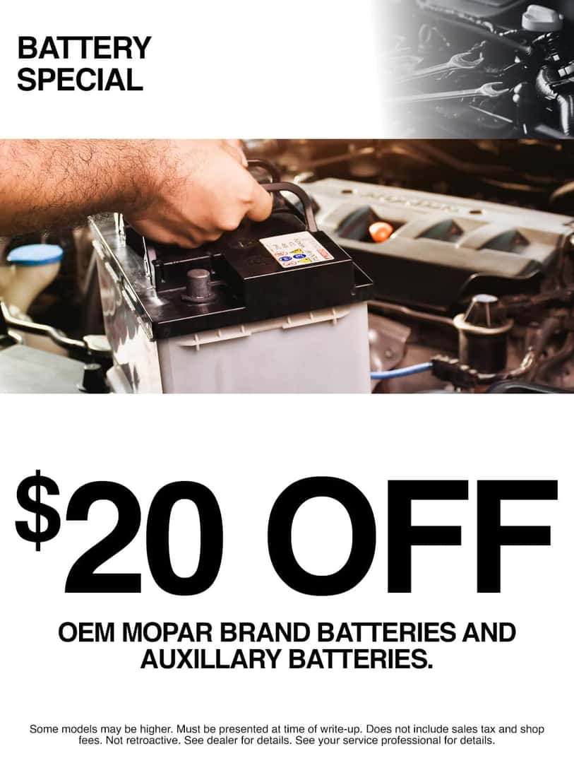 classic CJDR of Golsboro battery special $20 off