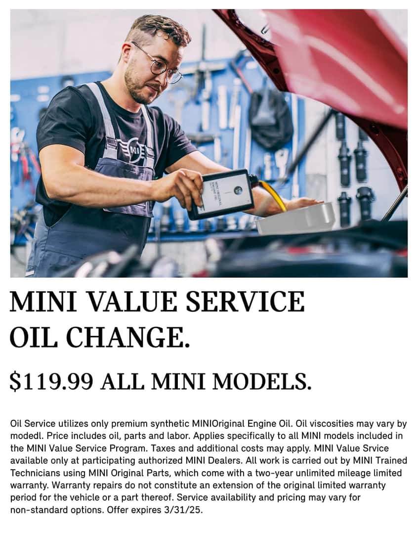 Mini Value Service Oil Change