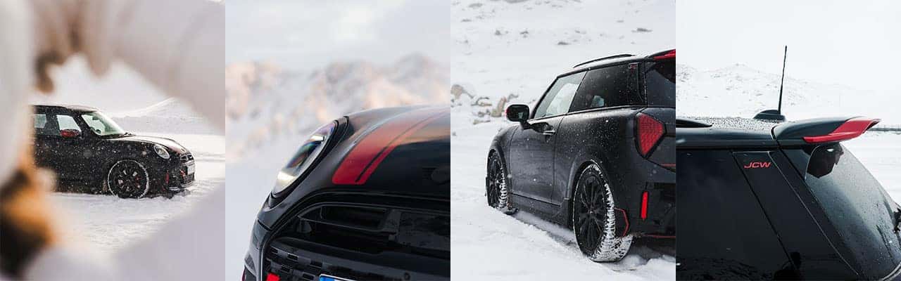 MINI John Cooper Works 2 Door Driving in Snowy Conditions