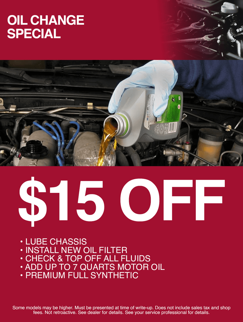 nissan sanford oil change special $15 off