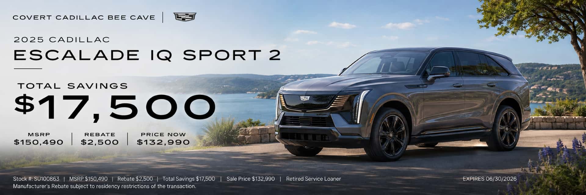 2025 2026 Cadillac Escalade IQ June