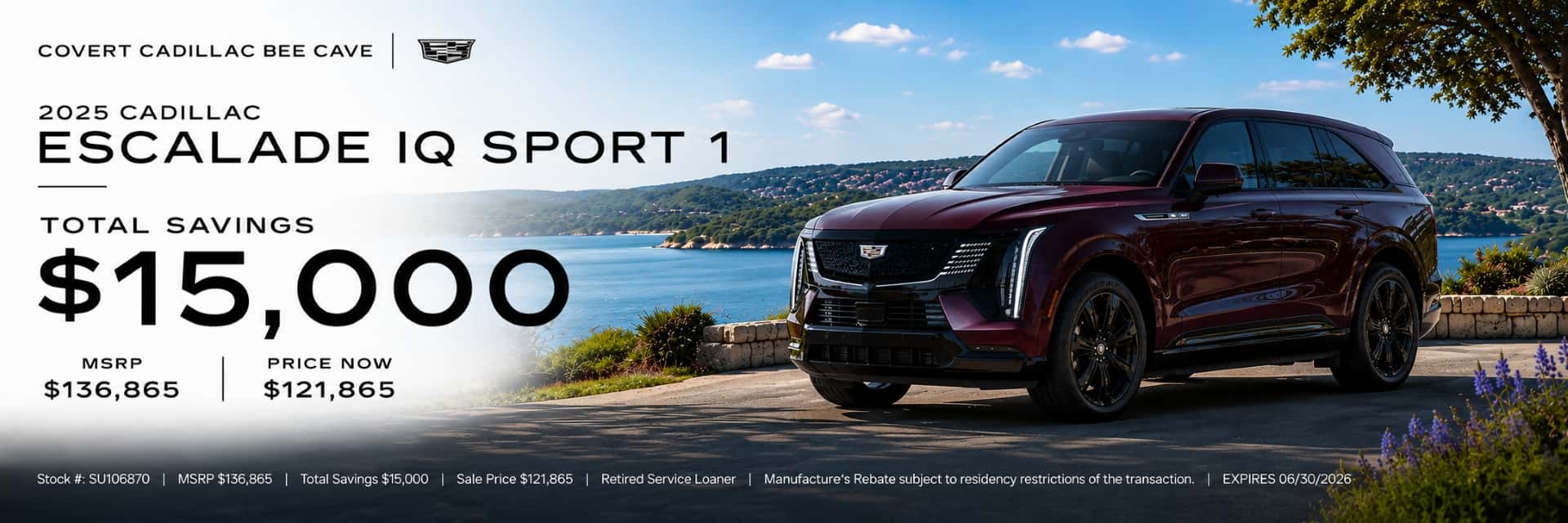 2025 2026 Cadillac Escalade IQ June
