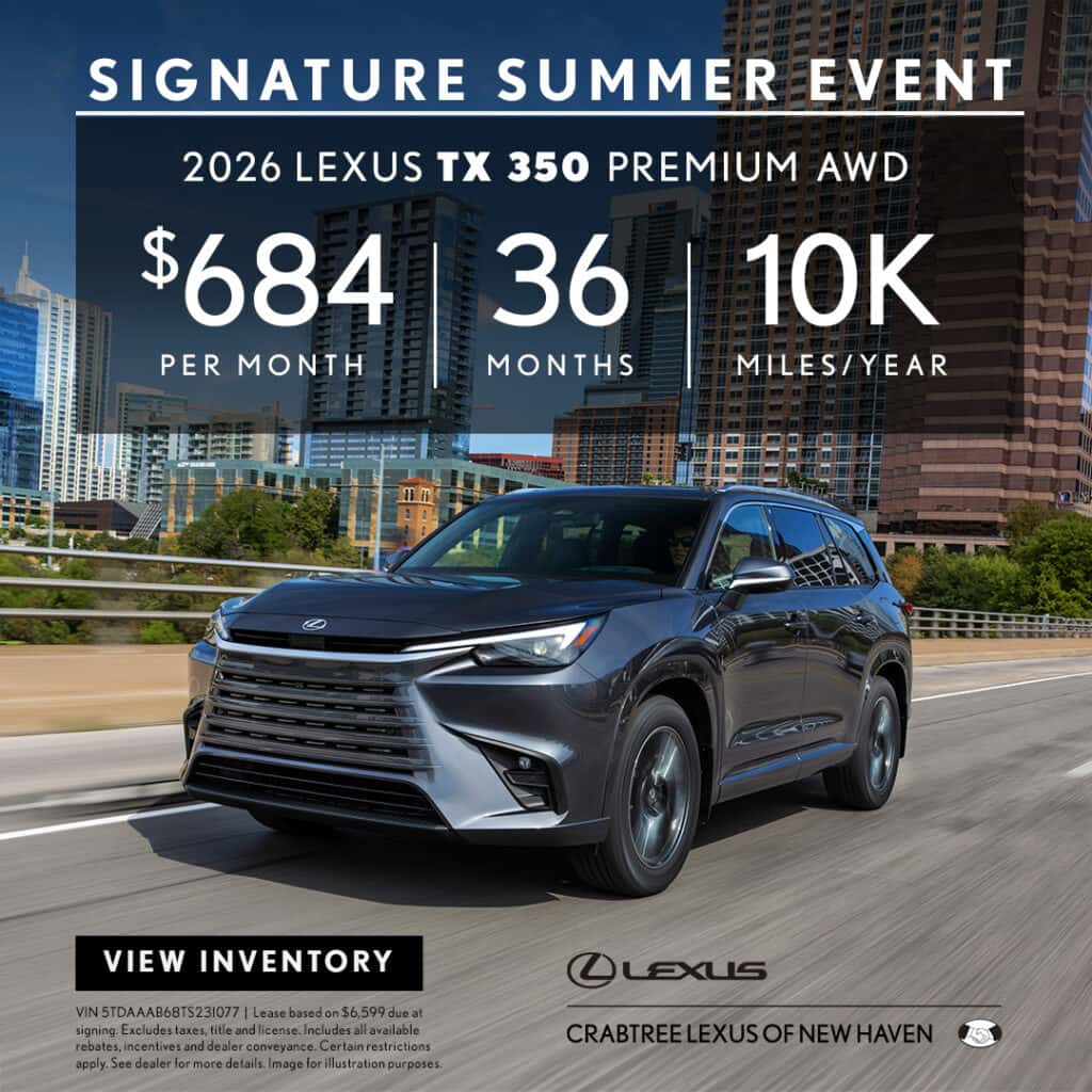 New Vehicle Specials in East Haven | Crabtree Lexus of New Haven