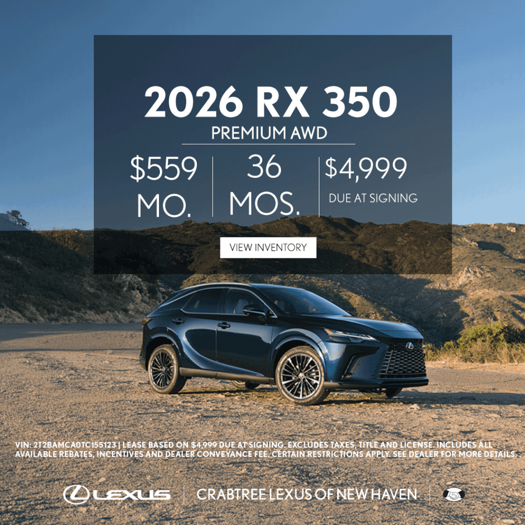 2026 Lexus RX Lease at Crabtree Lexus.