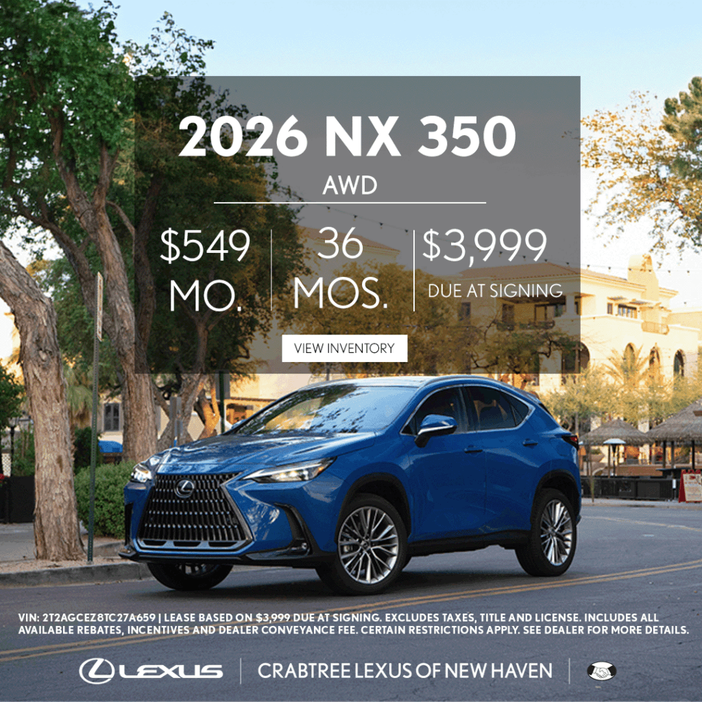 2026 Lexus NX lease from Crabtree Lexus. 