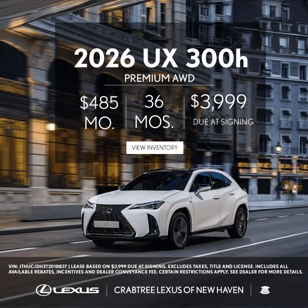2026 Lexus UXh lease at Crabtree Lexus.