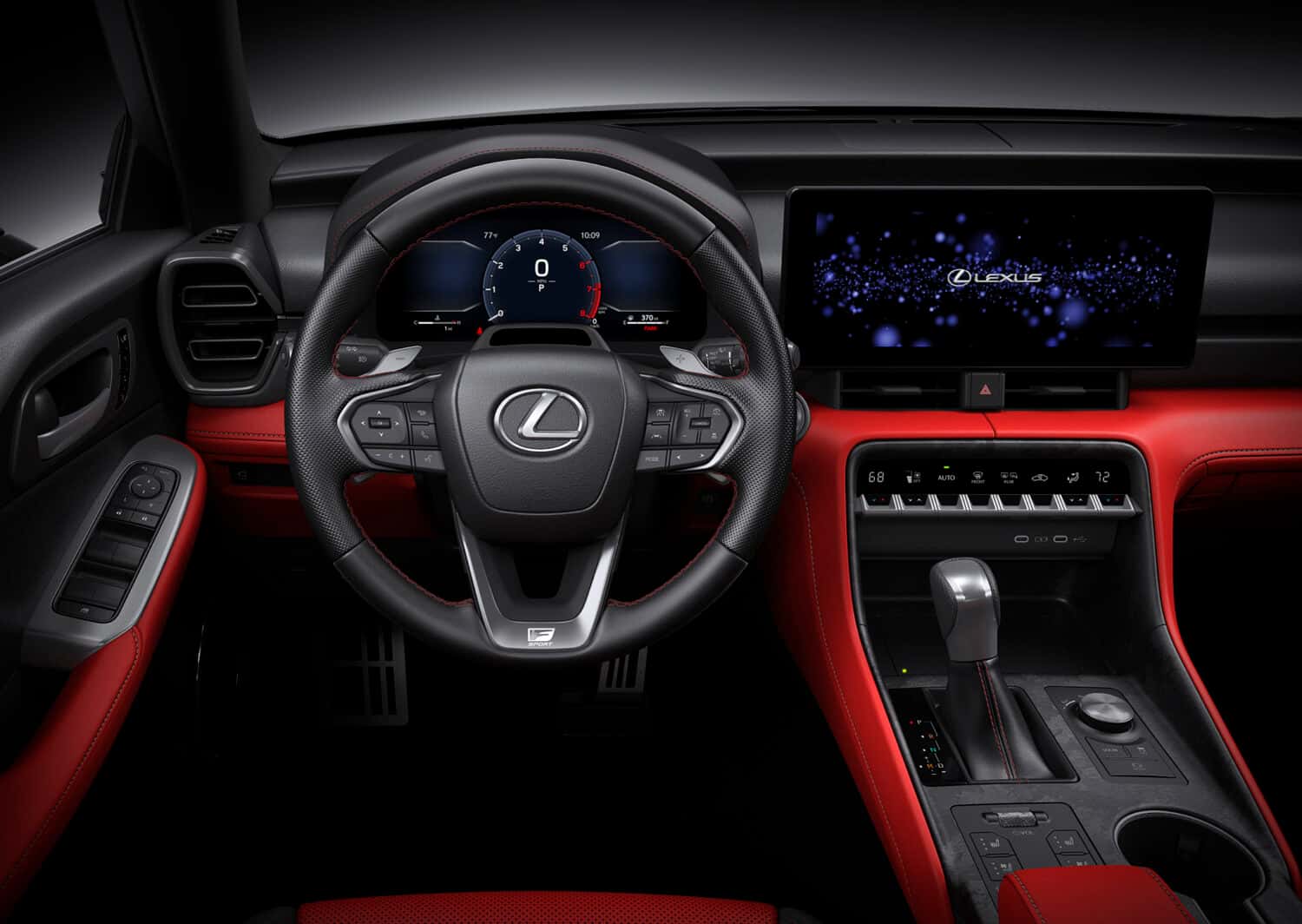 2026 Lexus IS view from driver's seat