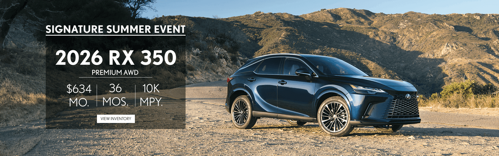RX 350 Premium Offer