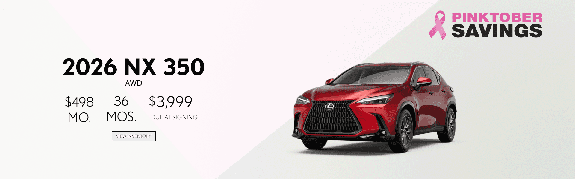 Lease the Lexus NX for $498 per month at Crabtree Lexus.