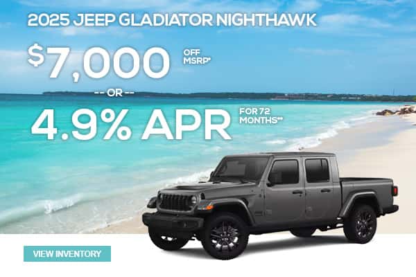 New 2025 Jeep Gladiator Nighthawk