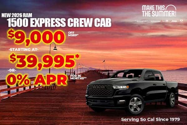 New 2026 RAM 1500 EXPRESS CREW CAB