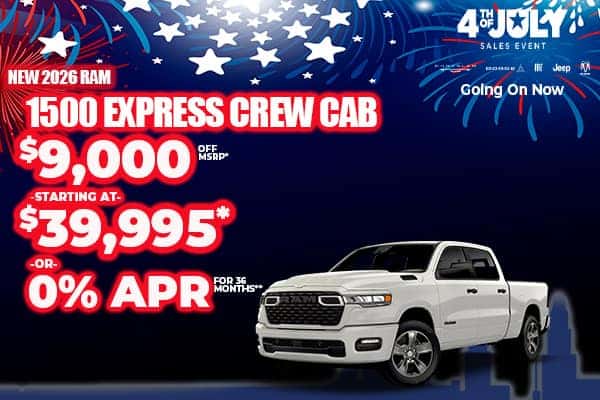 New 2026 RAM 1500 EXPRESS CREW CAB