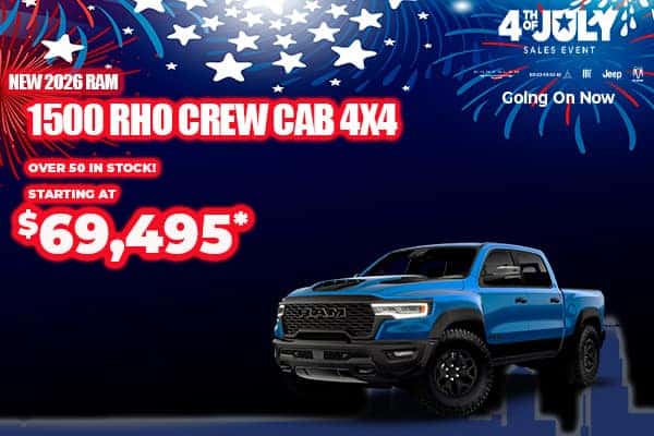 New 2026 RAM 1500 RHO CREW CAB 4X4