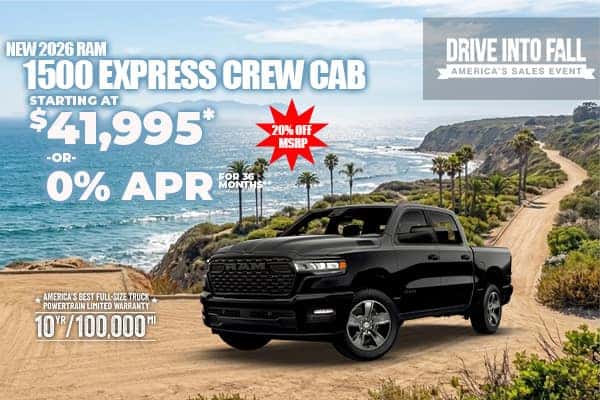 New 2026 RAM 1500 EXPRESS CREW CAB