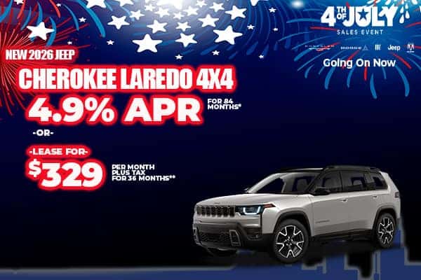 New 2026 Jeep CHEROKEE Laredo 4X4 
