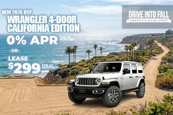 New 2026 Jeep WRANGLER 4-DOOR CALIFORNIA EDITION