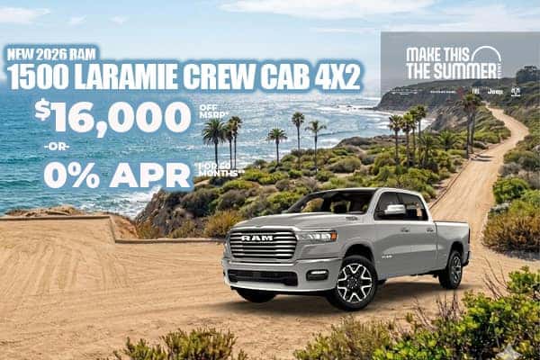 New 2026 RAM 1500 LARAMIE CREW CAB