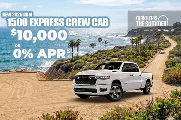 New 2026 RAM 1500 EXPRESS CREW CAB