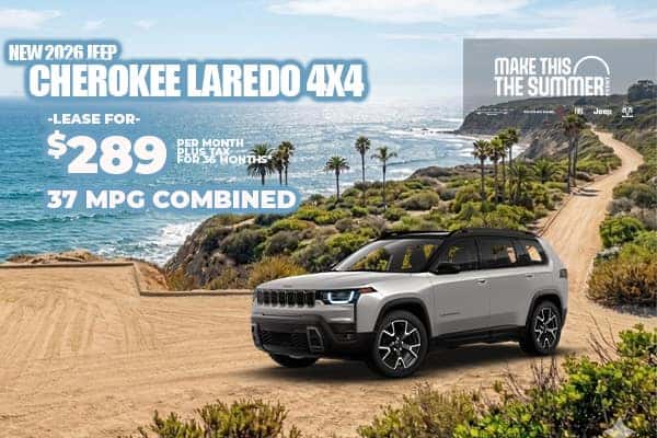 New 2026 Jeep CHEROKEE LAREDO 4X4 