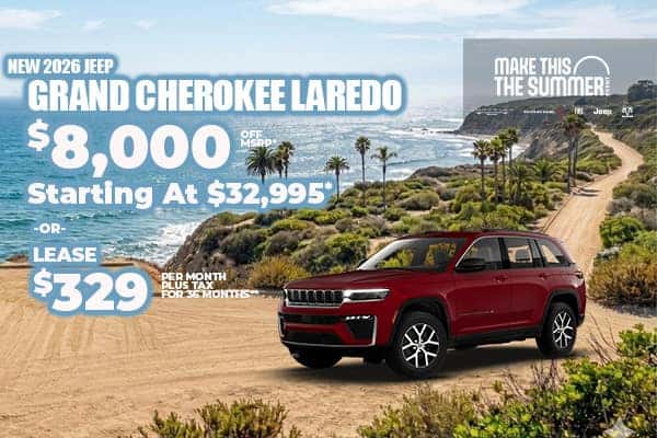 New 2026 Jeep GRAND CHEROKEE LAREDO