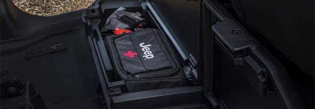 Lockable Rear-Seat Storage