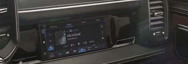 available 10 25-inch front passenger touchscreen display